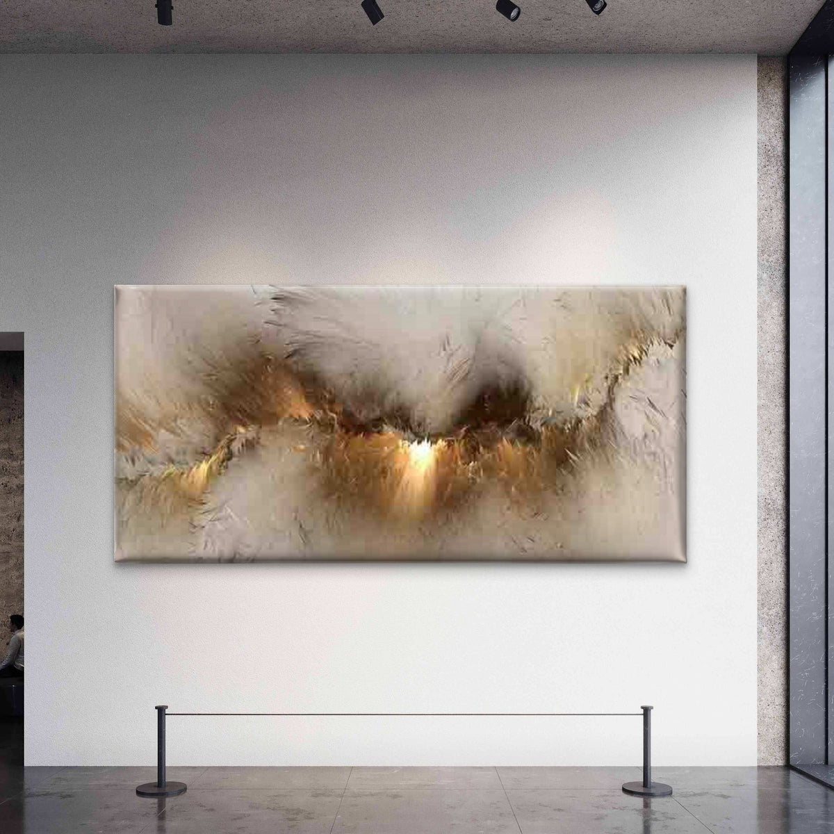 Spectacular Thunder Clouds Wall Art Canvas Office Home Room Framed 80x45cm