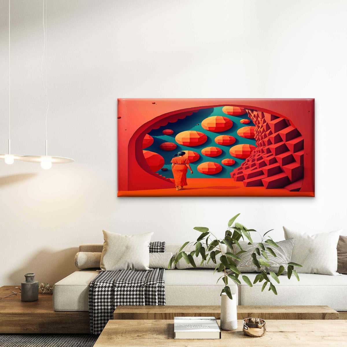 Web With Raindrops Wall Art Canvas Office Home Room Framed 80x45cm