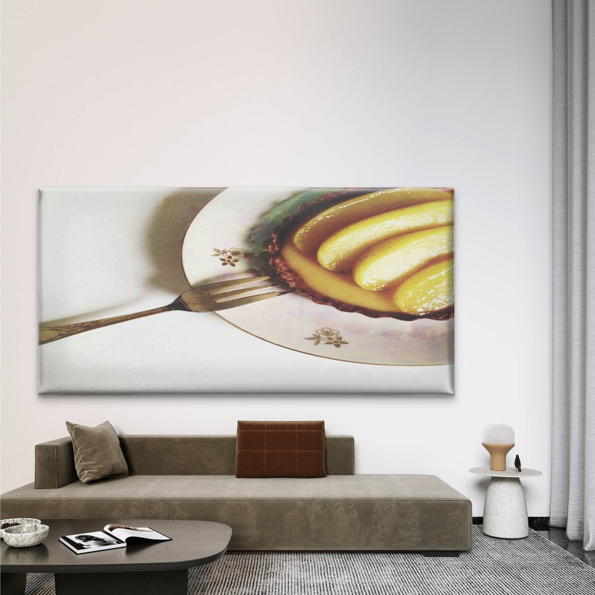 Close-Up of Food on Table Wall Art Canvas Office Home Room Framed 80x45cm
