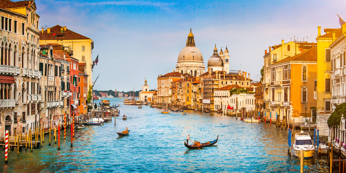 Venice Italy Grand Canal Wall Art Canvas Office Home Room Framed 120x60cm