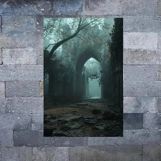 Dark Fantasy Scene Print 100% Australian Made 40x60cm Stretched Canvas Ready to Hang