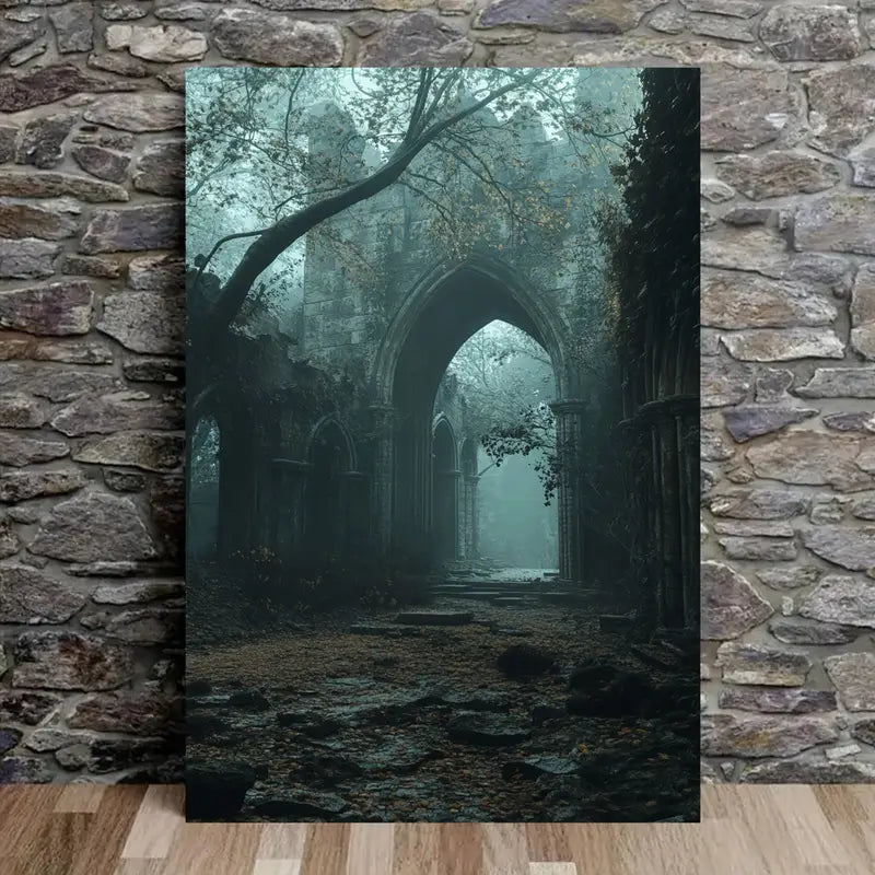 Dark Fantasy Scene Print 100% Australian Made 40x60cm Stretched Canvas Ready to Hang