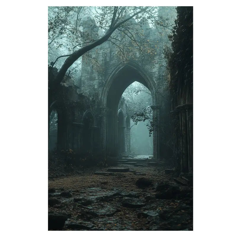 Dark Fantasy Scene Print 100% Australian Made 40x60cm Stretched Canvas Ready to Hang