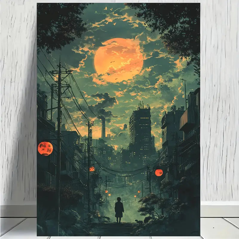 Classic Anime Canvas Wall Art Print 100% Australian Made 40x60cm Stretched Canvas Ready to Hang