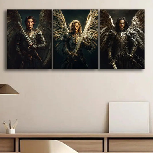 3pcs McNath Sword Metal Print Ready to Hang Art