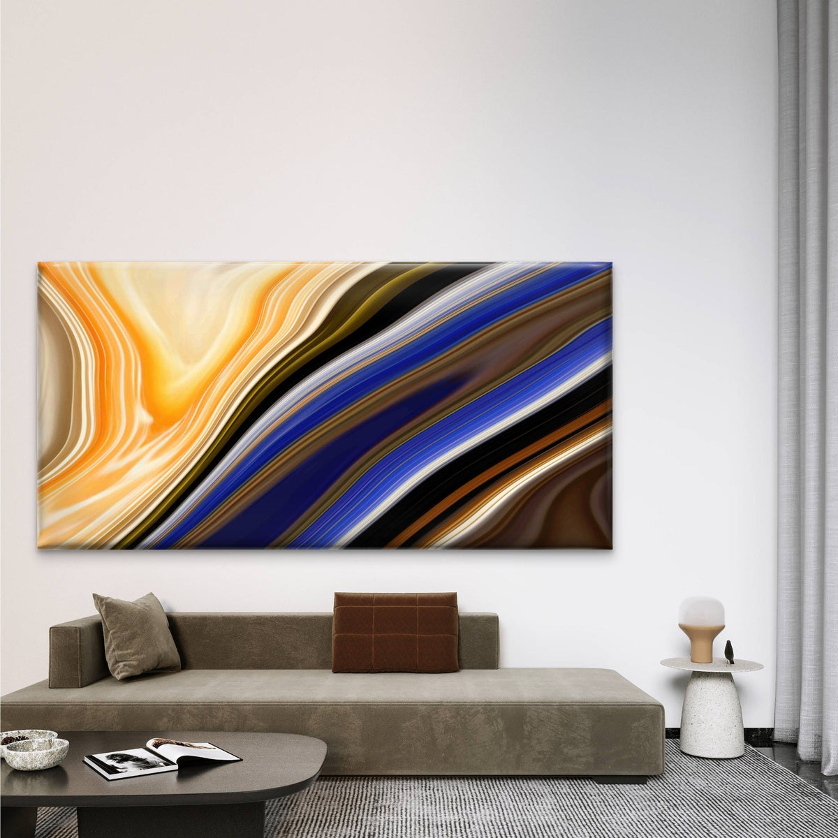 Colorful Abstract Background Wall Art Canvas Office Home Room Framed 80x45cm