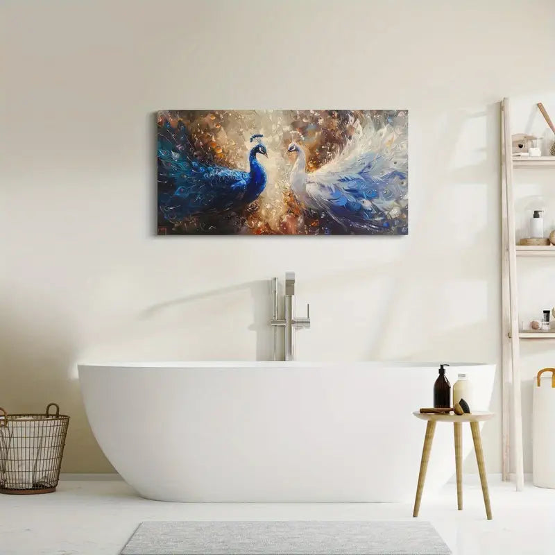 Nature Wild Animal Aesthetic Wall Art canvas office home room framed 120x60cm