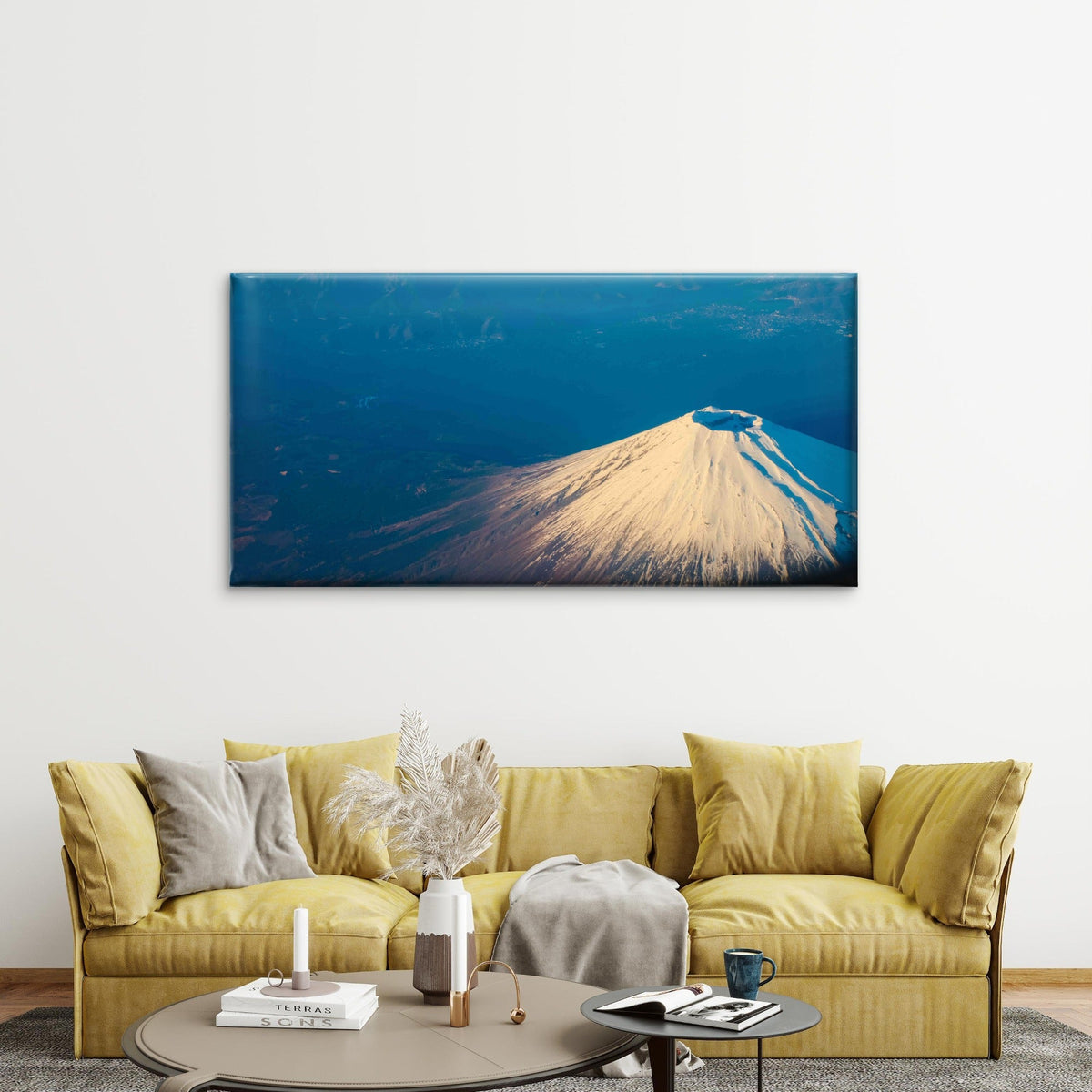 Japan World Nature Outdoor Wall Art Canvas Office Home Room Framed 80x45cm