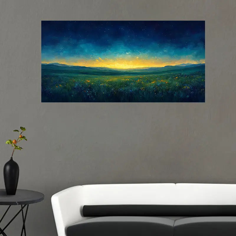 Savannah Sunrise Wall Art wall canvas office home room framed 120x60cm