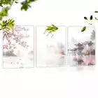 3pcs Vintage-Inspired Colorful Landscape Floral Wall Art Set Canvas Framed 40x60cm - High Quality Print 100% Australian Made Wall Canvas Ready to Hang