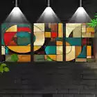 3pcs Modern Abstract Vintage Art Painting Wall Art Set Canvas Framed 40x60cm - High Quality Print 100% Australian Made Wall Canvas Ready to Hang