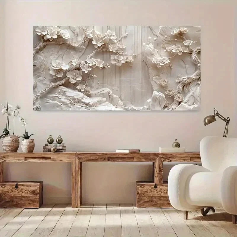 Modern Winter Painting Wall Art wall canvas office home room framed 120x60cm