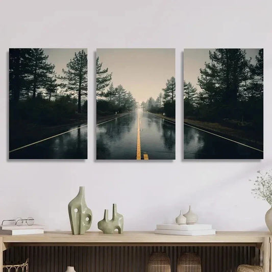 3pcs The Most Mysterious Monument on Earth Metal Print Ready to Hang Art