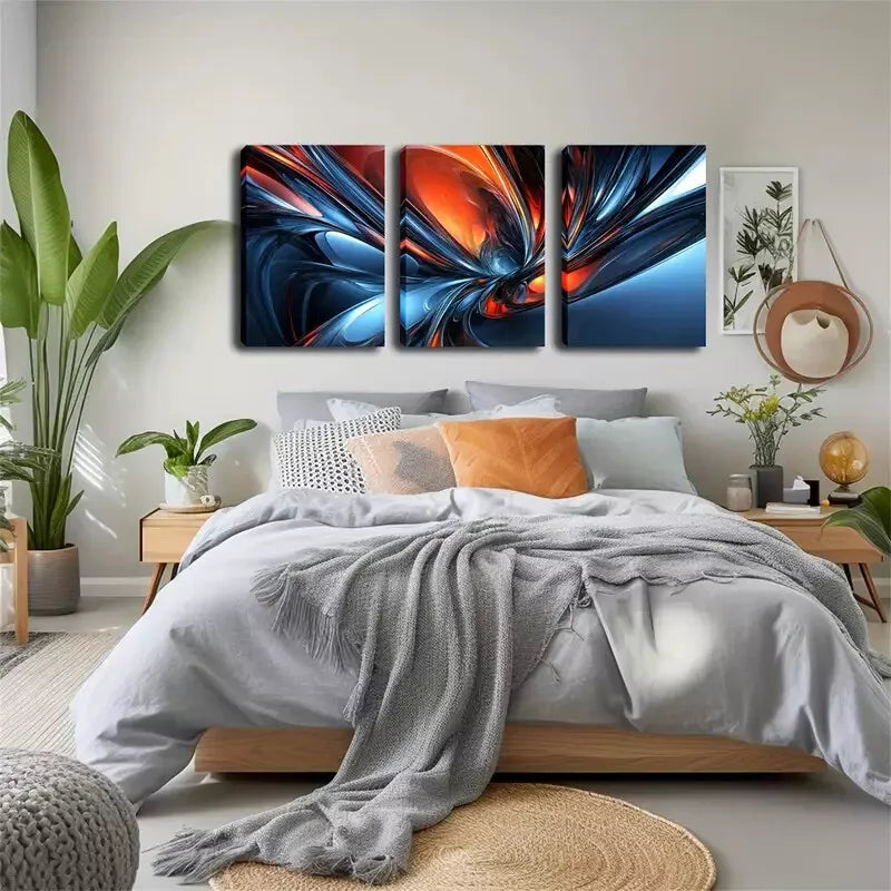 3pcs abstract gorgeous pattern Wall Art Set Canvas Framed 40x60cm - High Quality Print 100% Australian Made Wall Canvas Ready to Hang