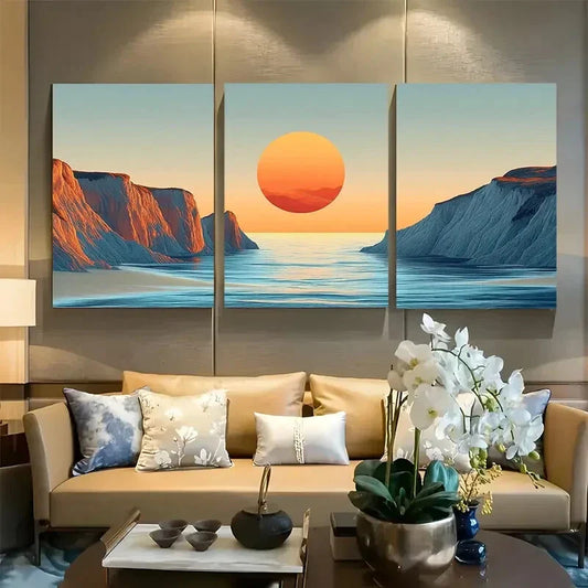 3pcs Channel Island National Park Travel Metal Print Ready to Hang Art