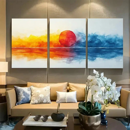 3pcs Hold On To Peace Embrace Calm Joy Positivity Metal Print Ready to Hang Art