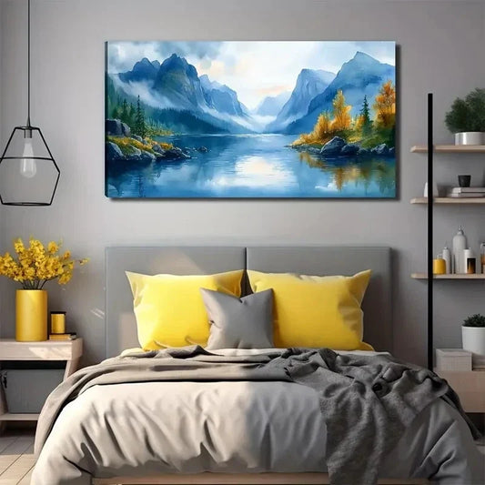 Exquisite Landscape Nature Wall Art Canvas Office Home Room Framed 120x60cm