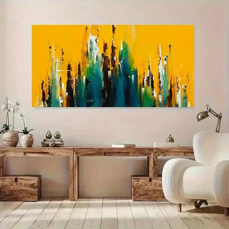 Abstract Colorful Modern Decor Wall Art Canvas Office Home Room Framed 120x60cm