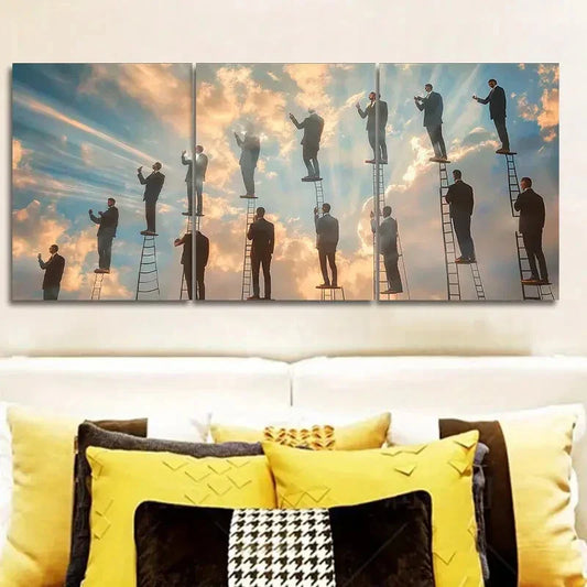 3pcs Surreal film Wall Art Set Canvas Framed 40x60cm - High Quality Print 100% Australian Made Wall Canvas Ready to Hang