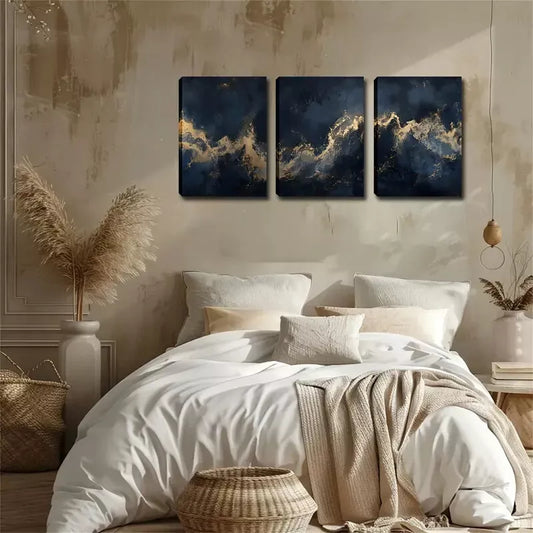 3pcs Beautiful Design, See Nebula From Universe Wall Art Set Canvas Framed 40x60cm - High Quality Print 100% Australian Made Wall Canvas Ready to Hang