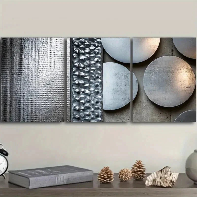 3pcs Art Deco Classic Modern Style Wall Art Set Canvas Framed 40x60cm - High Quality Print 100% Australian Made Wall Canvas Ready to Hang