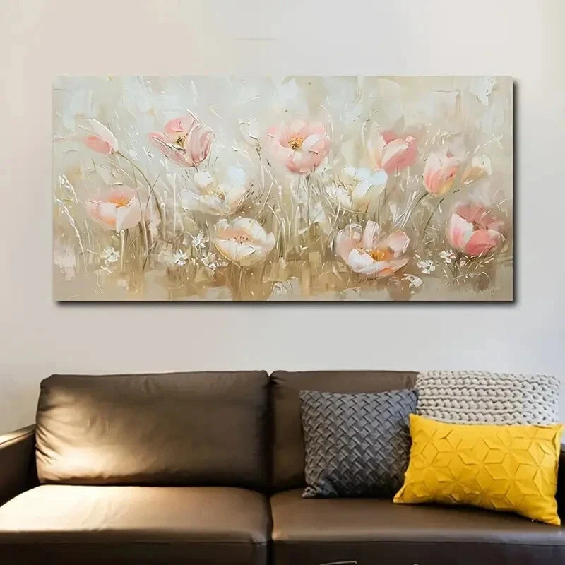 Abstract Nordic Wall Art wall canvas office home room framed 120x60cm