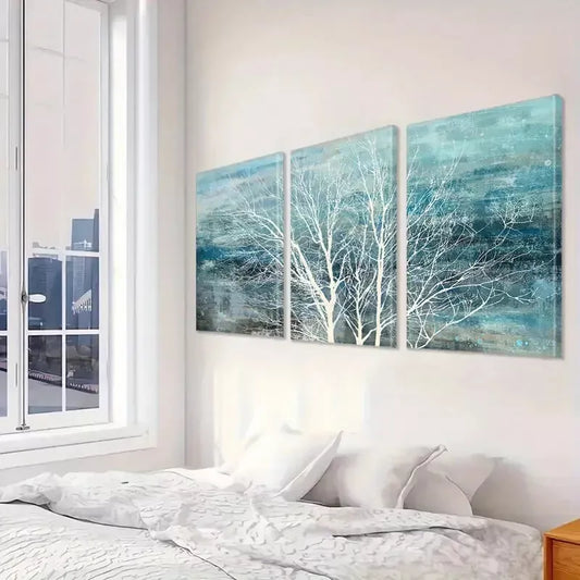 3pcs Tree of Life Canvas Framed 40x60cm - High Quality Print 100% Australian Made Wall Canvas Ready to Hang