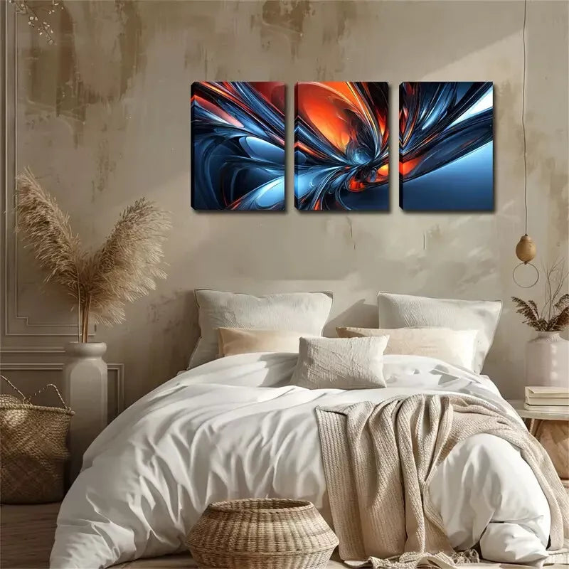 3pcs abstract gorgeous pattern Wall Art Set Canvas Framed 40x60cm - High Quality Print 100% Australian Made Wall Canvas Ready to Hang
