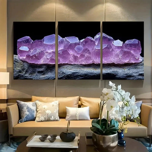 3pcs Panoramic of the Cliffs Of Moher Ireland Metal Print Ready to Hang Art