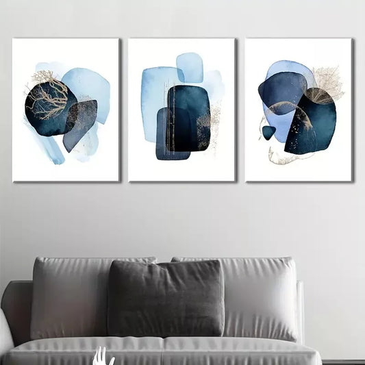 3pcs Pine Wood, Ideal for Fall and Summer Season Wall Art Set Canvas Framed 40x60cm - High Quality Print 100% Australian Made Wall Canvas Ready to Hang