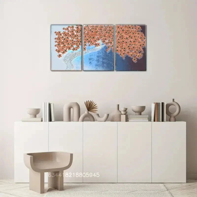3pcs Tasteful Space Artistic Sublimation Metal Print Ready to Hang Art