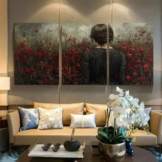 3pcs Persephone Dark Academia Design Metal Print Ready to Hang Art