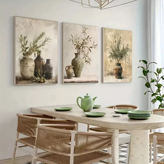 3pcs Modern House Art Canvas Framed 40x60cm - High Quality Print 100% Australian Made Wall Canvas Ready to Hang