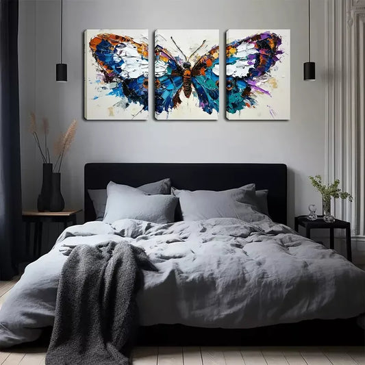 3pcs Product That Brings Good Luck, a Colorful Wall Art Set Canvas Framed 40x60cm - High Quality Print 100% Australian Made Wall Canvas Ready to Hang
