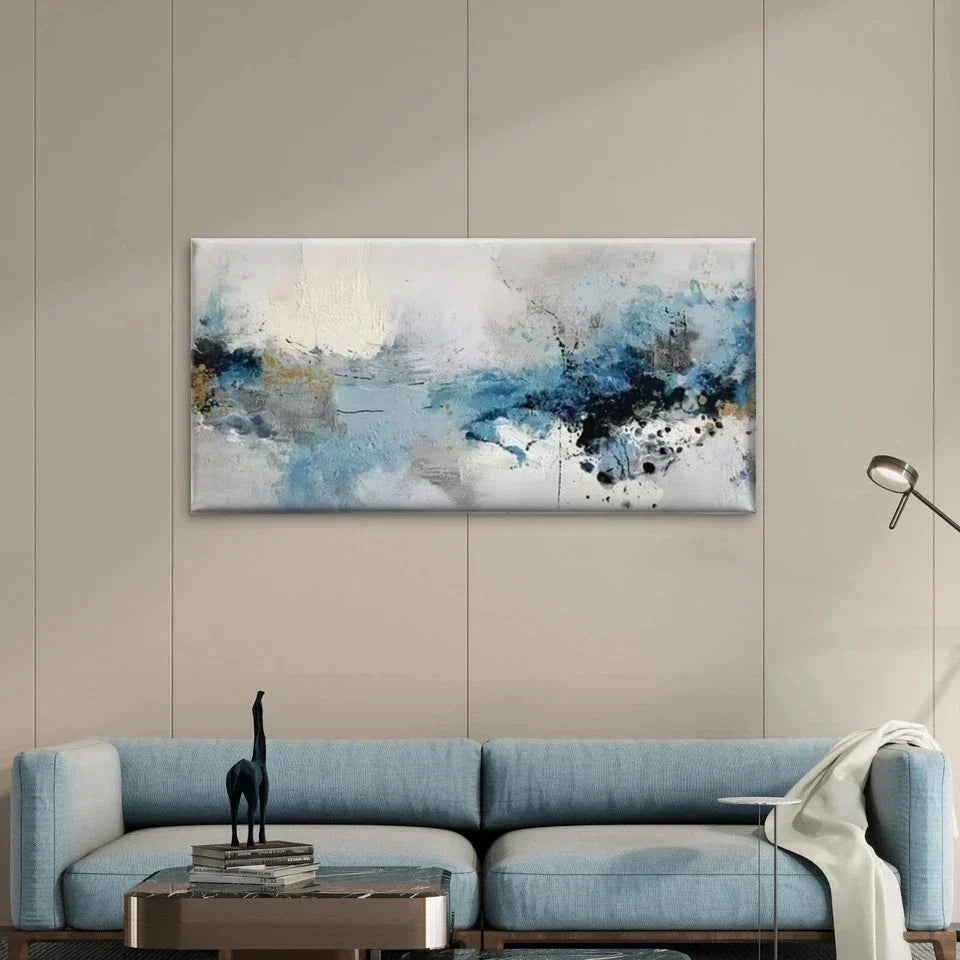 Multicolor Abstract Canvas PrintWall Art Canvas Office Home Room Framed 80x45cm