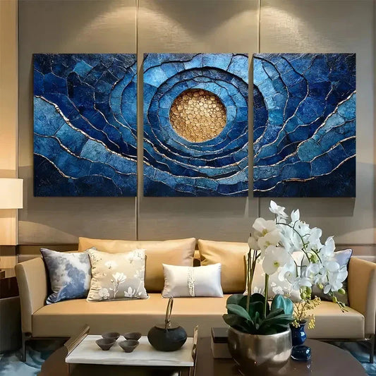 3pcs Jewish Home Blessing Design Metal Print Ready to Hang Art