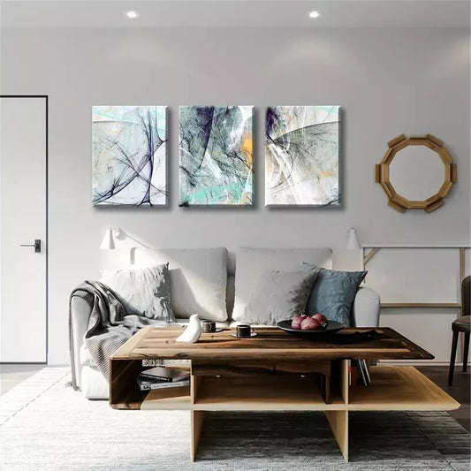 3pcs Abstract Modern Line Canvas Framed 40x60cm - High Quality Print 100% Australian Made Wall Canvas Ready to Hang