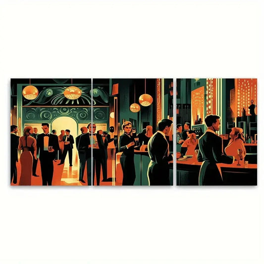 3pcs Manchester Music Scene Iconic Nightclub Metal Print Ready to Hang Art