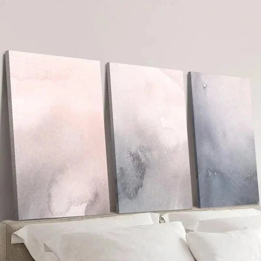 3pcs Aesthetic Nordic Style Decoration Wall Art Set Canvas Framed 40x60cm - High Quality Print 100% Australian Made Wall Canvas Ready to Hang