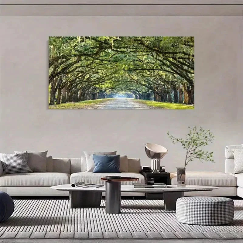 Modern Retro Marble Pattern Wall Art Canvas Office Home Room Framed 120x60cm