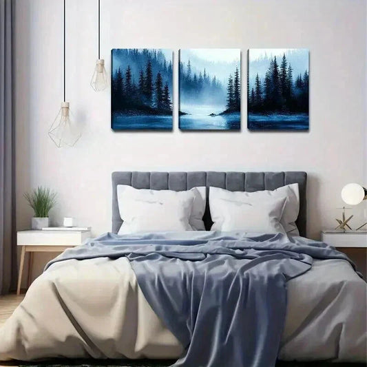 3pcs Dried Flower & Ceramic Vase Pattern Wall Art Set Canvas Framed 40x60cm - High Quality Print 100% Australian Made Wall Canvas Ready to Hang