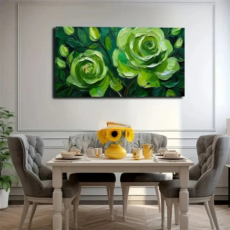 Very Characteristic Rose Wall Art Canvas Office Home Room Framed 120x60cm
