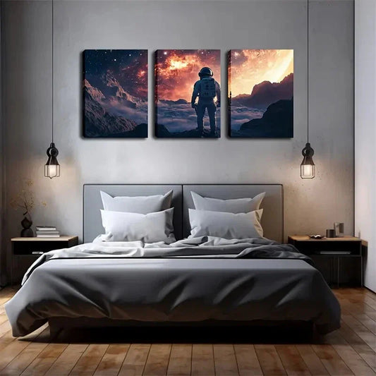 3pcs Magnificent And Spectacular Scenery Wall Art Set Canvas Framed 40x60cm - High Quality Print 100% Australian Made Wall Canvas Ready to Hang