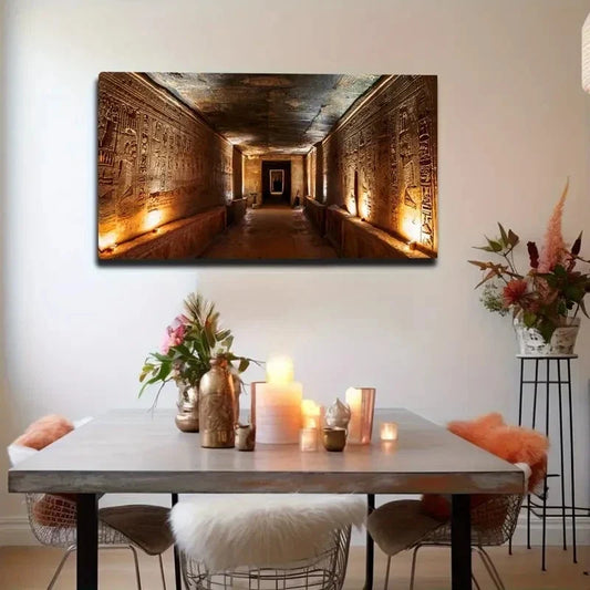 Record Of Human Civilization Wall Art Canvas Office Home Room Framed 120x60cm