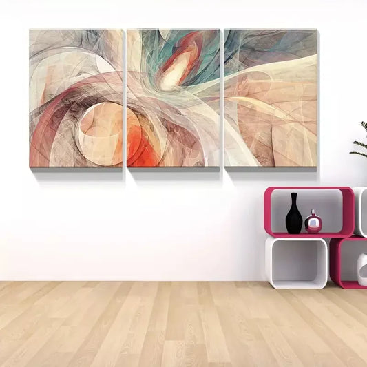 3pcs Color Abstract Canvas Framed 40x60cm - High Quality Print 100% Australian Made Wall Canvas Ready to Hang