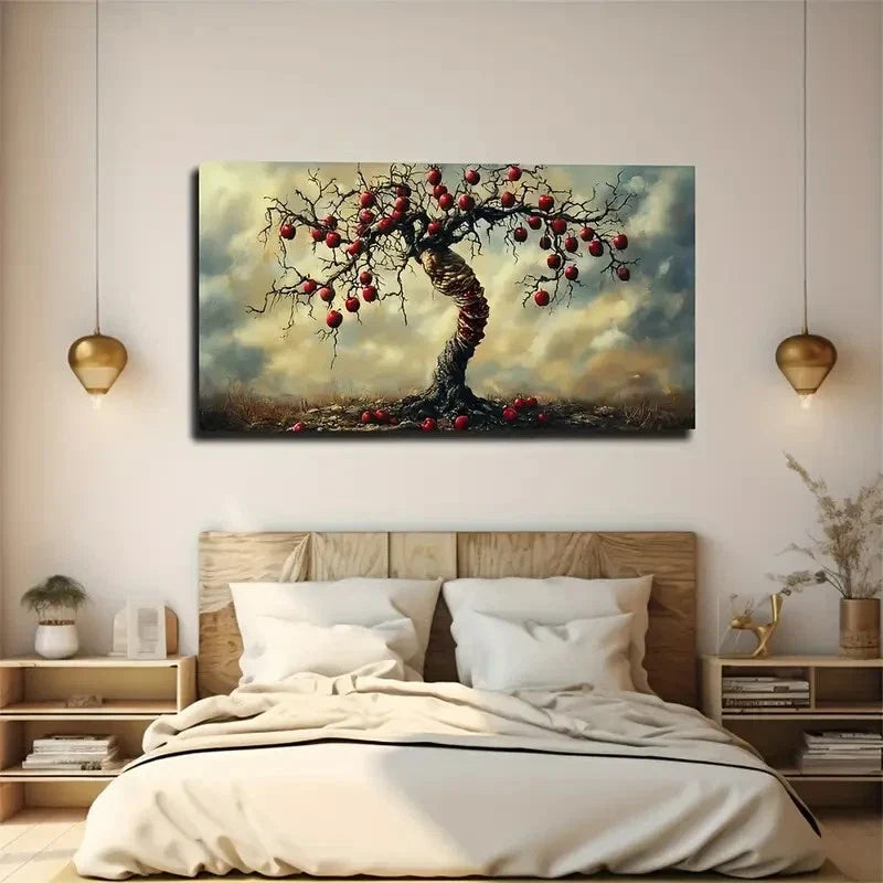 Apples Are Scattered Wall Art canvas office home room framed 120x60cm