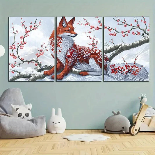 3pcs Farmhouse Greenery Accents Metal Print Ready to Hang Art