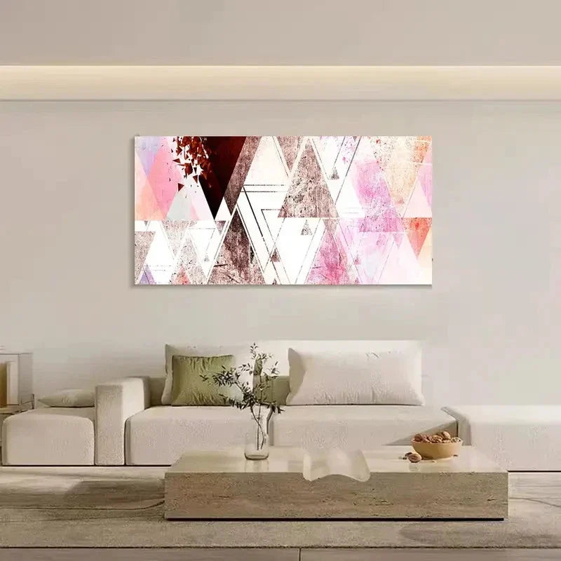 Geometric Evolution Colorful Wall Art Canvas Office Home Room Framed 120x60cm