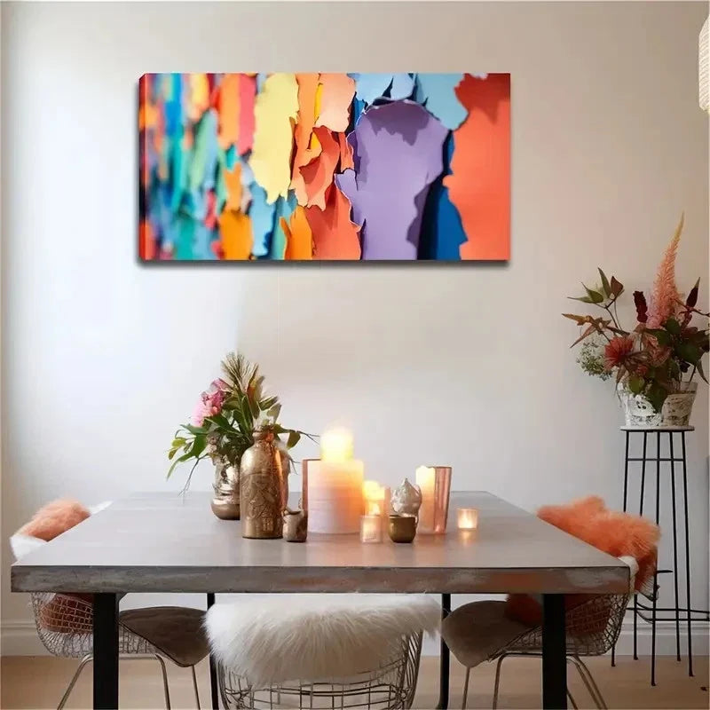 Inspired Geometric Shapes Wall Art Canvas Office Home Room Framed 120x60cm