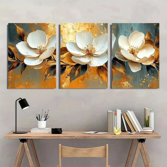 3pcs Dog Bathrobe & Cucumber Slices Metal Print Ready to Hang Art